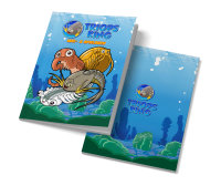 Livre de coloriage et livre de jeu Tadpole Shrimp par Triops King
