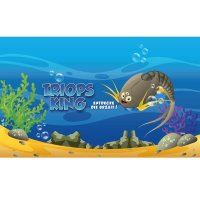 Triops King Aquarium Hintergrund mit Triopi für...